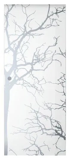Anta per porta scorrevole Winter in vetro trasparente L 76 x H 215 cm destra