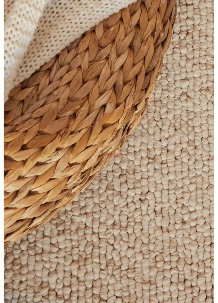 Tappeto color crema lavabile 240x340 cm Rocco Cream – Elle Decoration