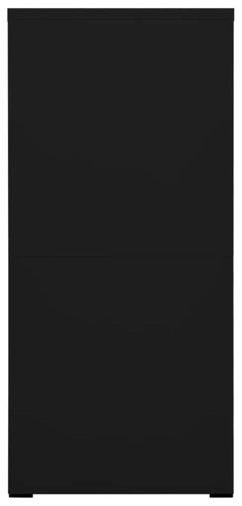 Schedario nero 46x62x133 cm in acciaio