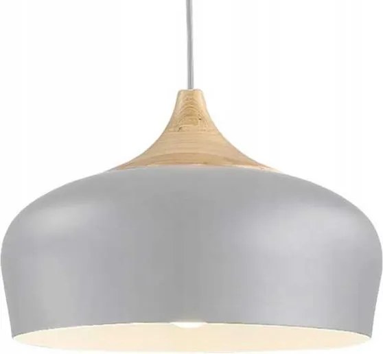 Lampada da soffitto pensile singola Bari Grigio