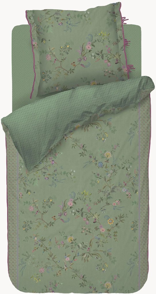 Set di biancheria da letto in percalle di cotone Bustani