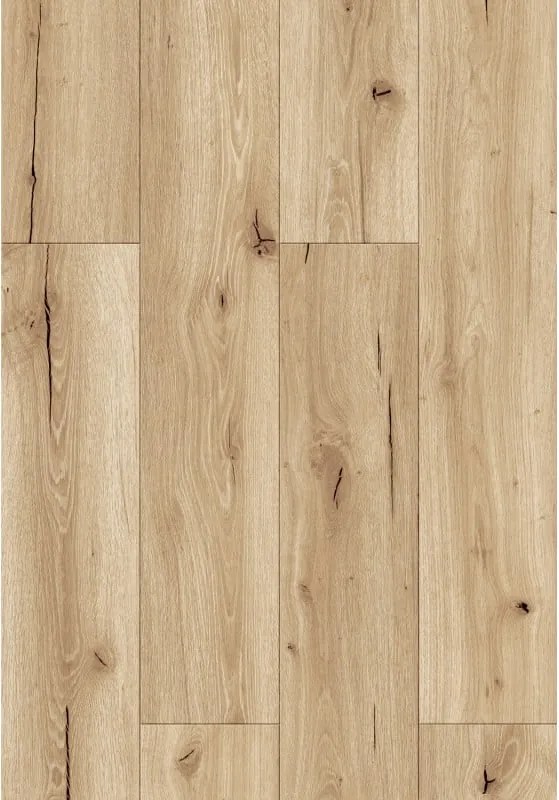 Mexen Buffalo pannelli vinilici 1227 x 187 mm LVT Dryback 2,5 mm, supporto PVC, 4 V-Fuga, Rovere - F1307-1227-187-255-4V1-01