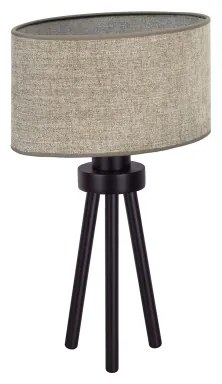 Duolla - Lampada da tavolo OVAL 1xE27/15W/230V diametro 30 cm marrone