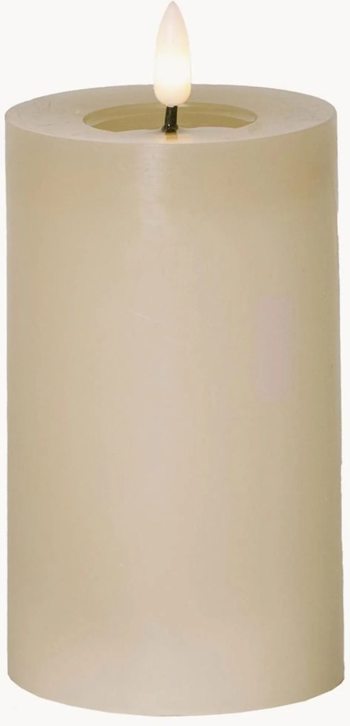 Candela a LED a blocco con fiamma Flow Pillar