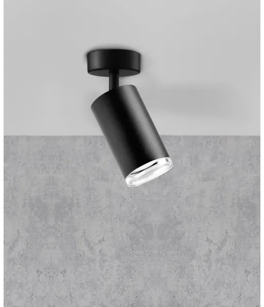 Luce Spot da bagno TURYN 1xGU10/10W/230V IP44 nero