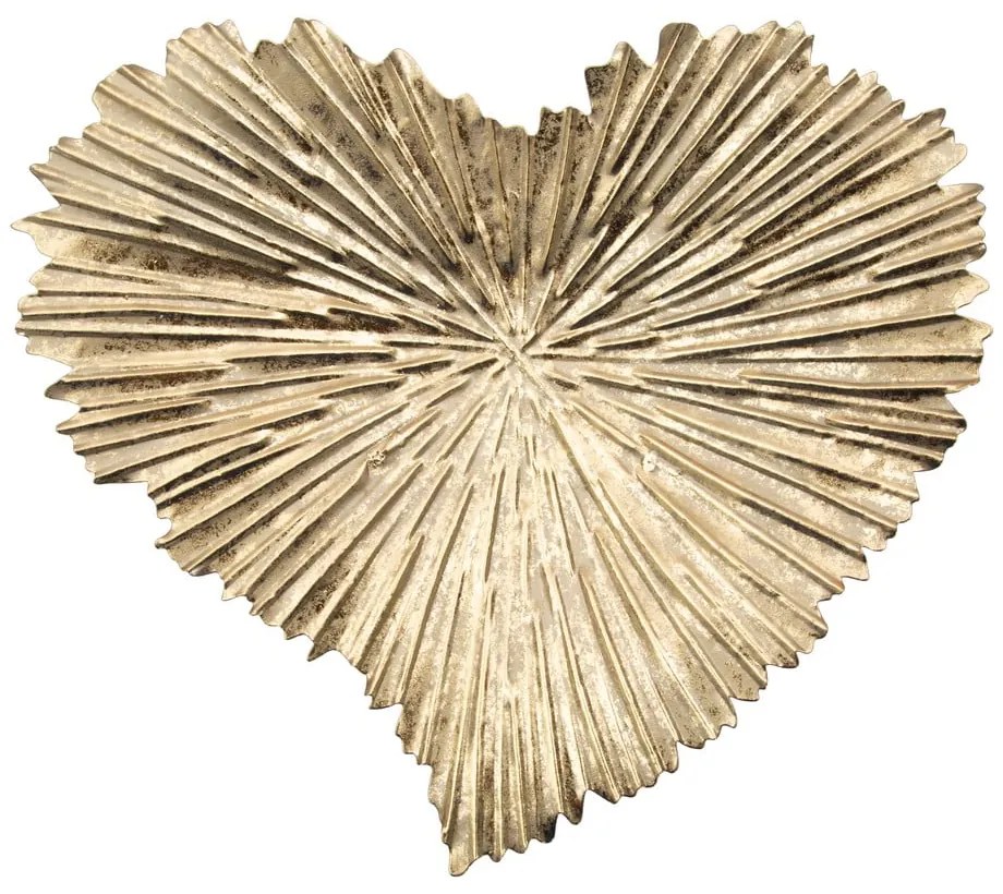Vassoio decorativo in metallo 29x25 cm Heart - Mauro Ferretti