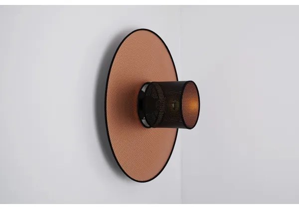 Duolla - Applique TOKYO SHINY 1xE27/15W/230V diametro 50 cm rame/nero