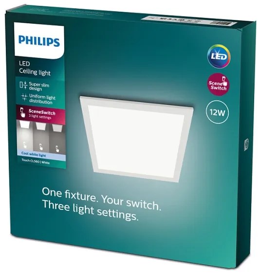 Philips - Plafoniera LED dimmerabile SLIM SCENE SWITCH LED/12W/230V 4000K