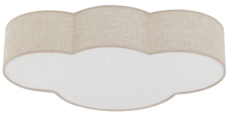 Brilagi - Plafoniera per bambini NIMBUS 4xE27/15W/230V 46x63 cm beige