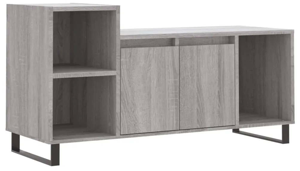 Mobile tv grigio sonoma 100x35x55 cm in legno multistrato