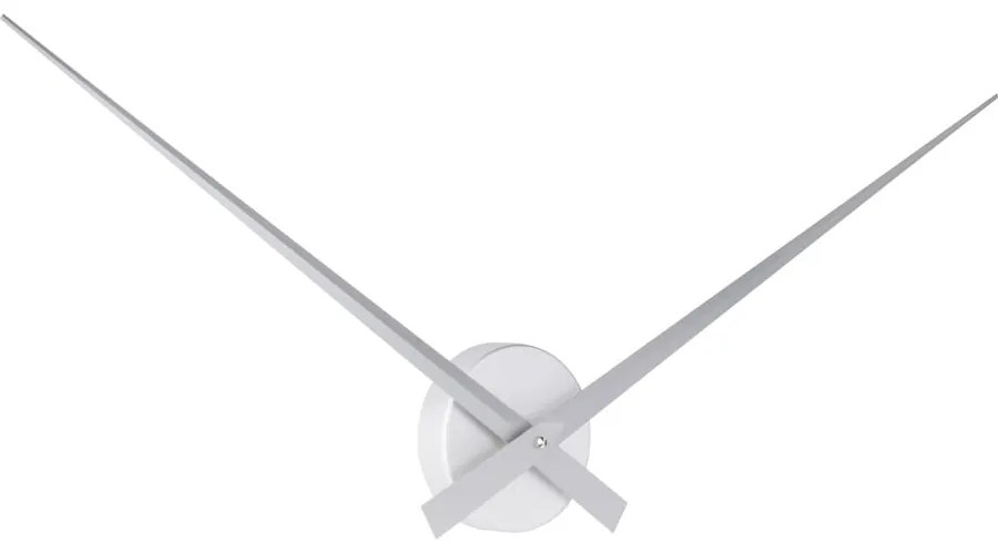 Orologio da parete in argento Present Time Little Big Time - Karlsson