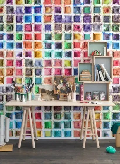Rebel Walls Carta da parati panoramica Rainbow Palette
