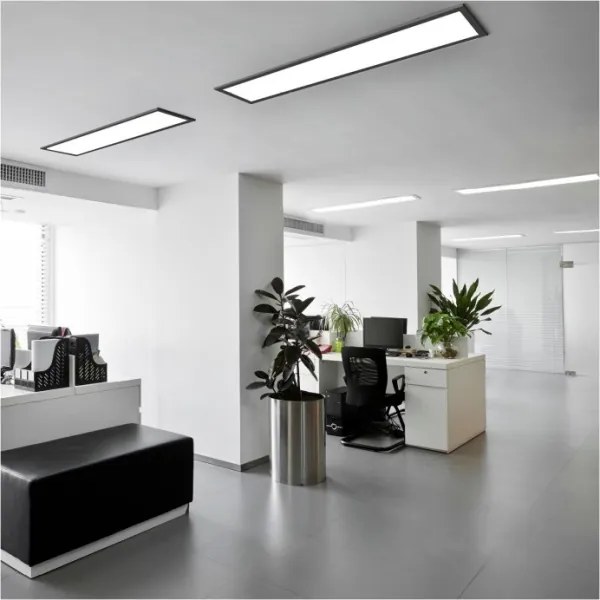 Pannello a plafone LED BRISBANE LED/36W/230V 4000K 29,5x119 cm nero