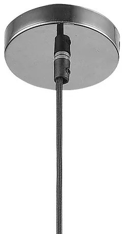 Lampholder E27 Ø100x1 6mm 1.5m silver wire