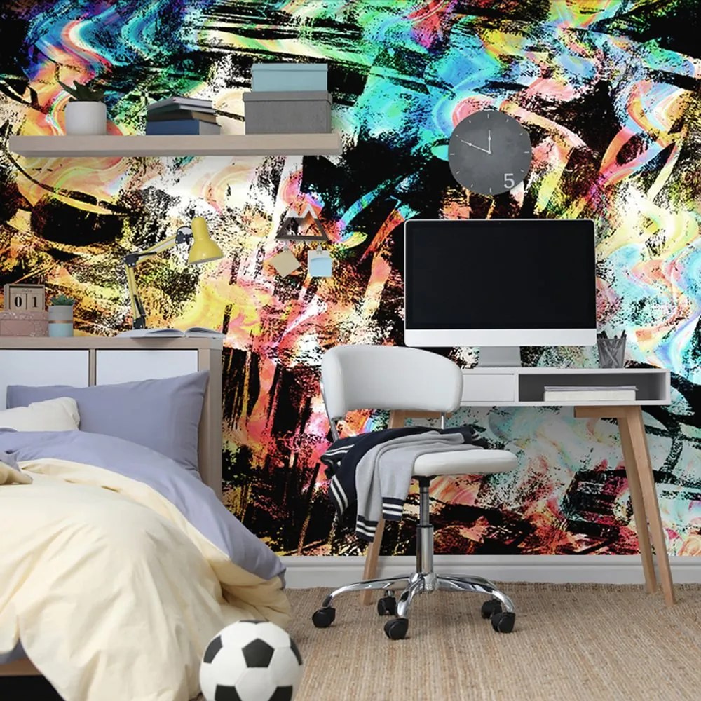 Carta da parati autoadesiva – Arte graffiti unica