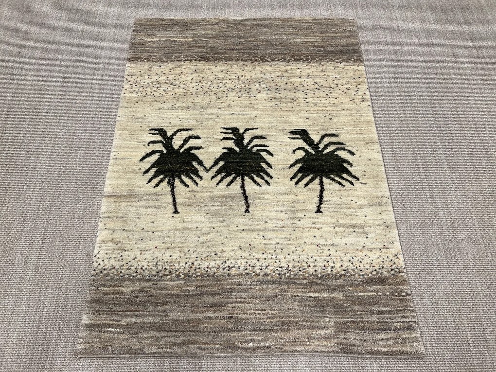 Gabbeh Tappeto persiano 110x150 Beige (Iran) Annodato A Mano