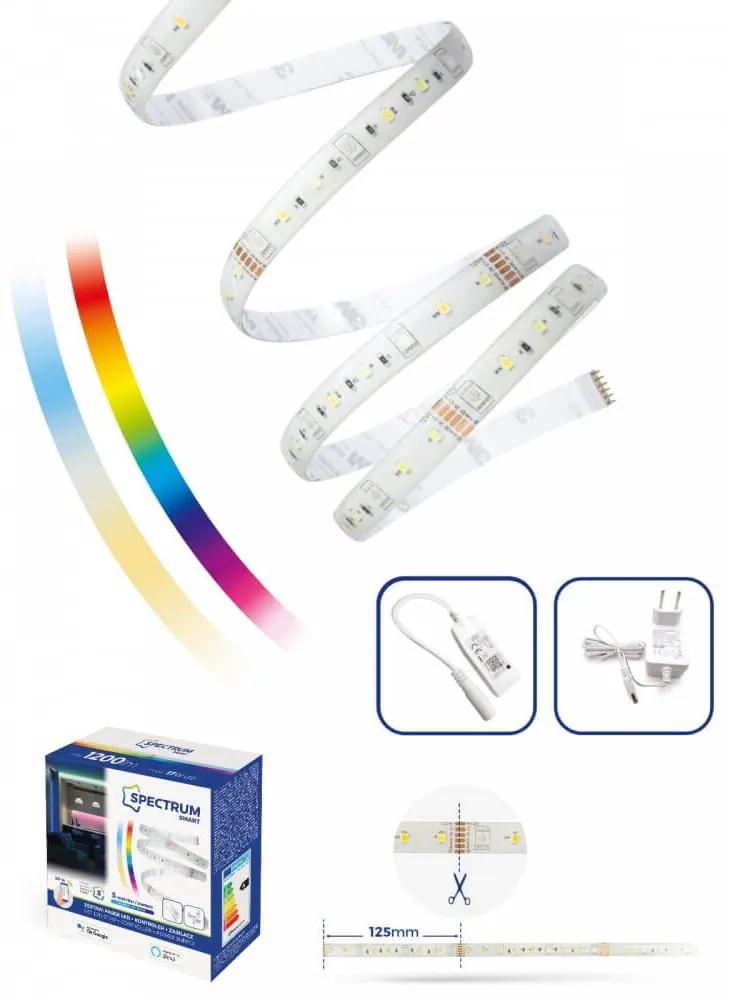 Kit Striscia LED 17W smart RGB+CCT Bianco Variabile e Dimmerabile WiFi - Amazon Alexa e Google Home Colore RGB+CCT