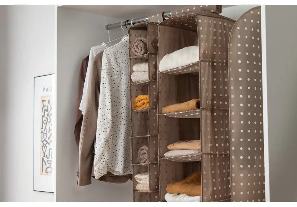 Copriabito beige a pois, 137 cm Rivoli - Compactor