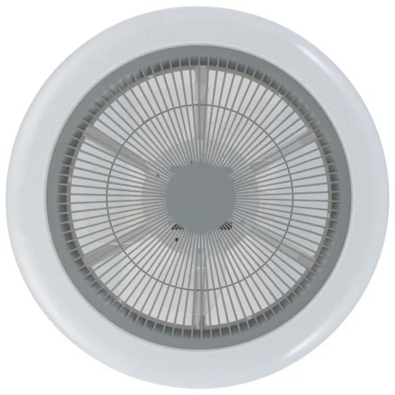 Eglo 35138 - Ventilatore da soffitto dimmerabile a LED KOSTRENA LED/25,5W/230V grigio+TC