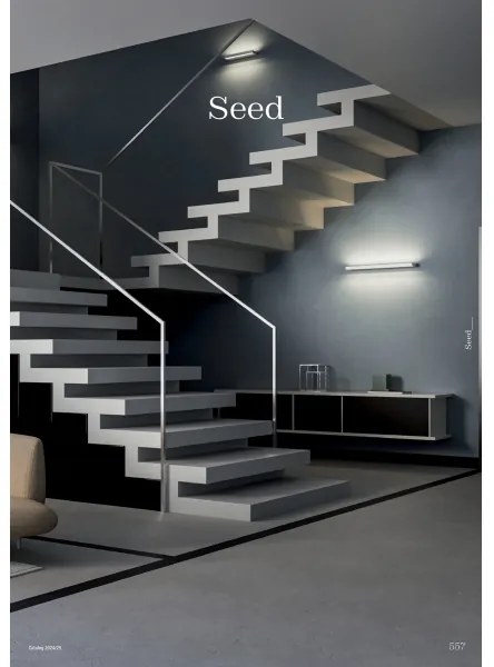 Redo 01-3553 - Applique a LED SEED LED/15W/230V nero