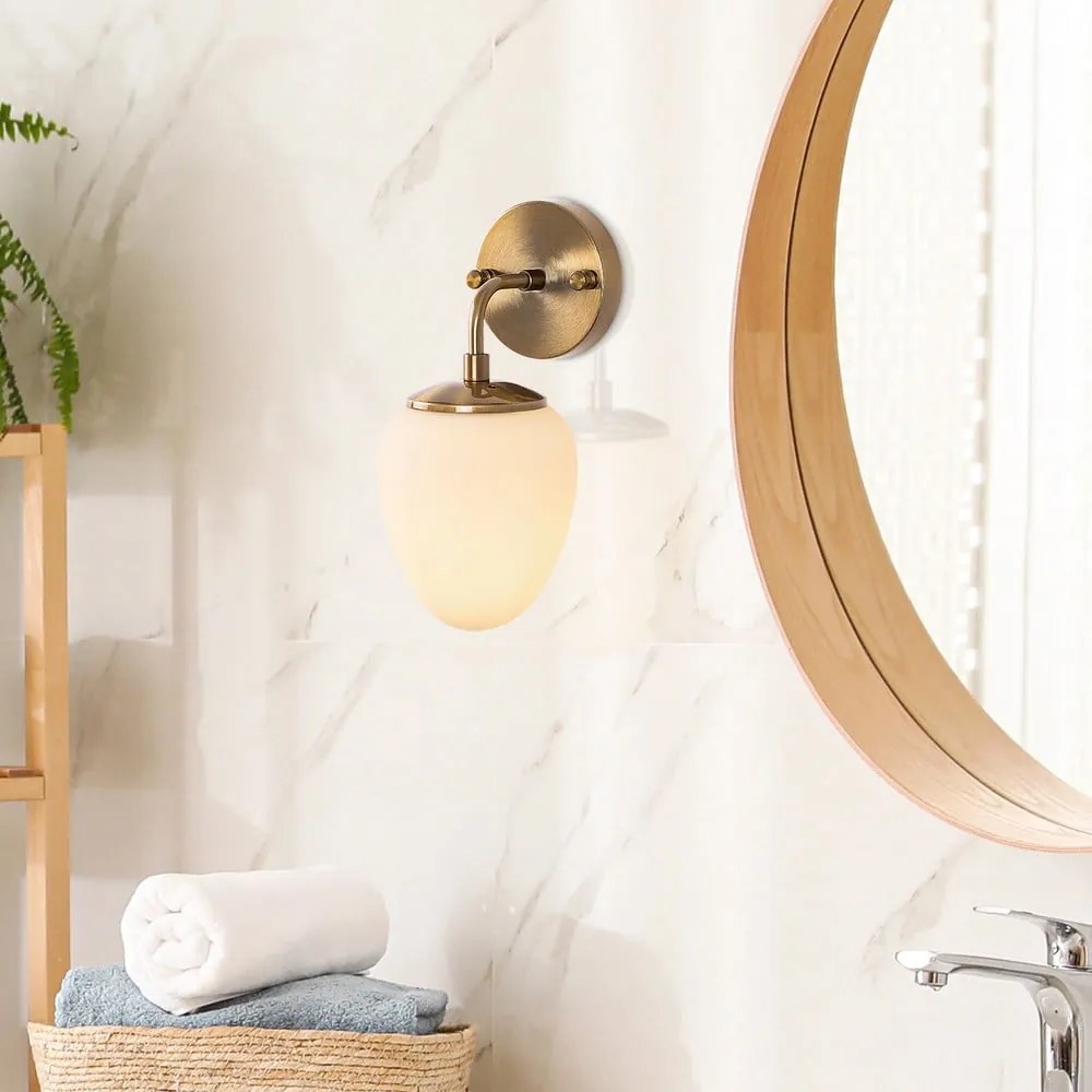 Lampada da parete color bronzo ø 12 cm Nassao – Opviq lights