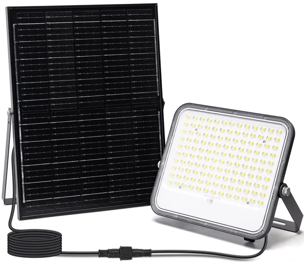 Aigostar - LED Faro solare dimmerabile LED/200W/3,4V IP66 + +TC