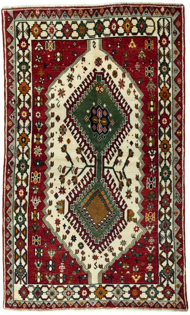 Gabbeh Tappeto 120 x 210 Beige (Iran) Annodato A Mano
