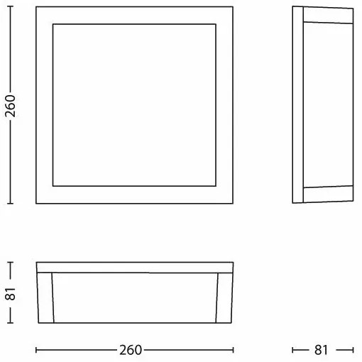 Philips - Plafoniera da esterno SKIES 2xE27/14W/230V IP44 antracite