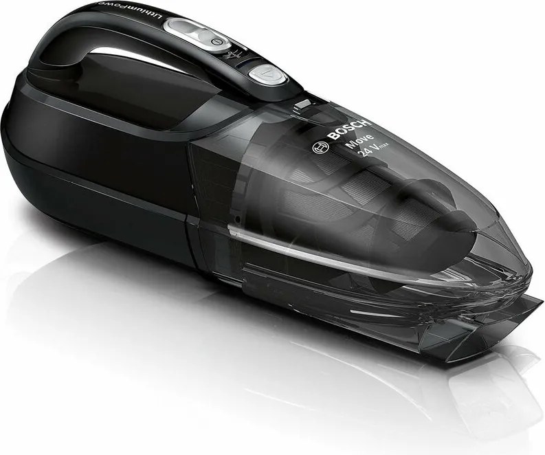 Bosch - Move Lithium - Aspirapolvere a Mano senza Fili, Aspirabriciole con Batteria Ricaricabile agli Ioni di Litio, 24V, Nero