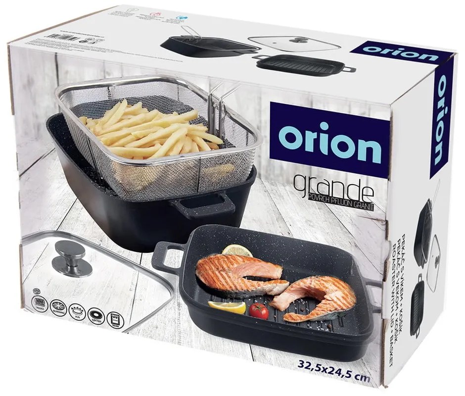 Teglie in set in alluminio 2 pz 24,5x32,5 cm GRANDE - Orion