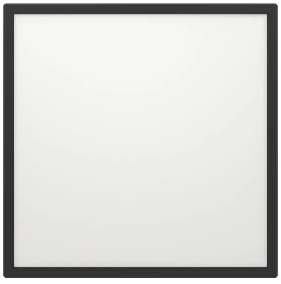 Eglo 901444 - Plafoniera LED da esterno ROVITO 17W/230V 50x50 cm IP44 nero