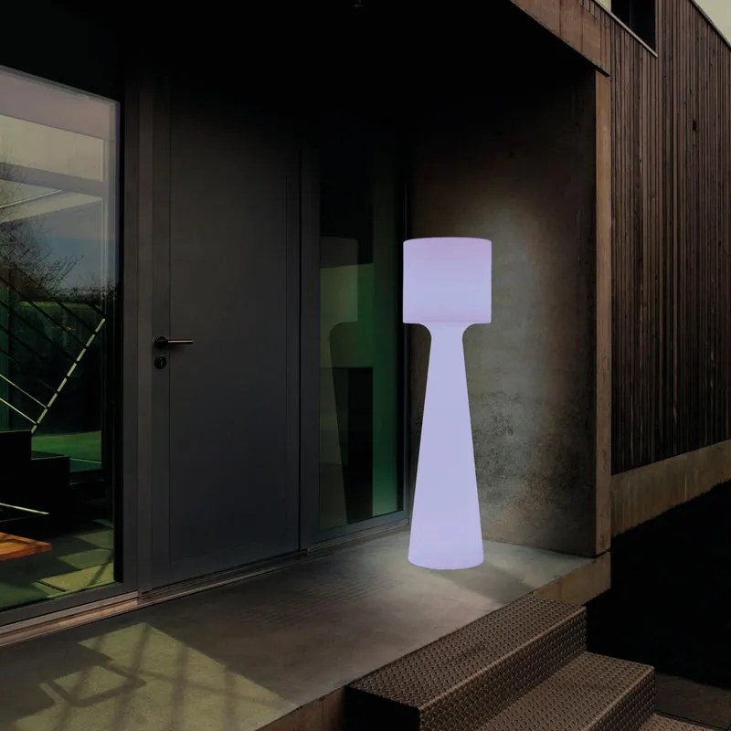 Lampada da terra LED Grace bianco H140 cm luce bianco freddo 90 lumen NEWGARDEN