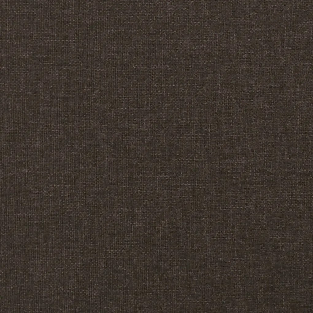 Poggiapiedi marrone 60x60x36 cm in tessuto e similpelle