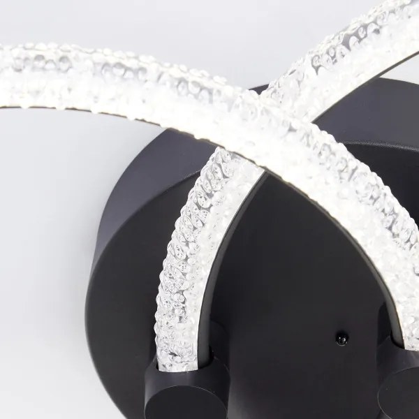 Brilliant - Plafoniera LED dimmerabile AYDIN LED/34W/230V nera + telecomando