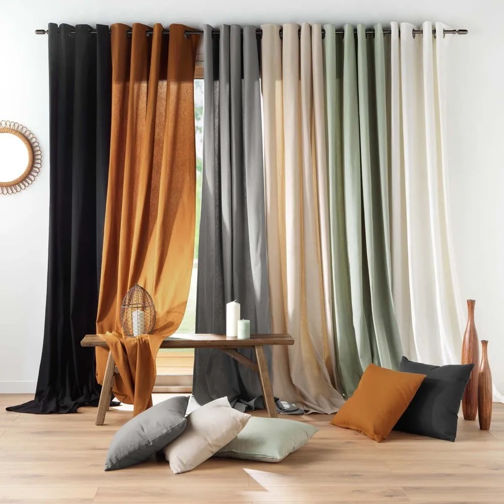 Tenda marrone 135x260 cm Twily – douceur d'intérieur