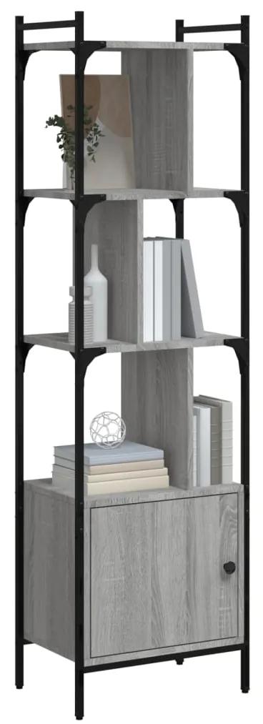 Libreria anta grigio sonoma 44,5x30x154,5 cm legno multistrato