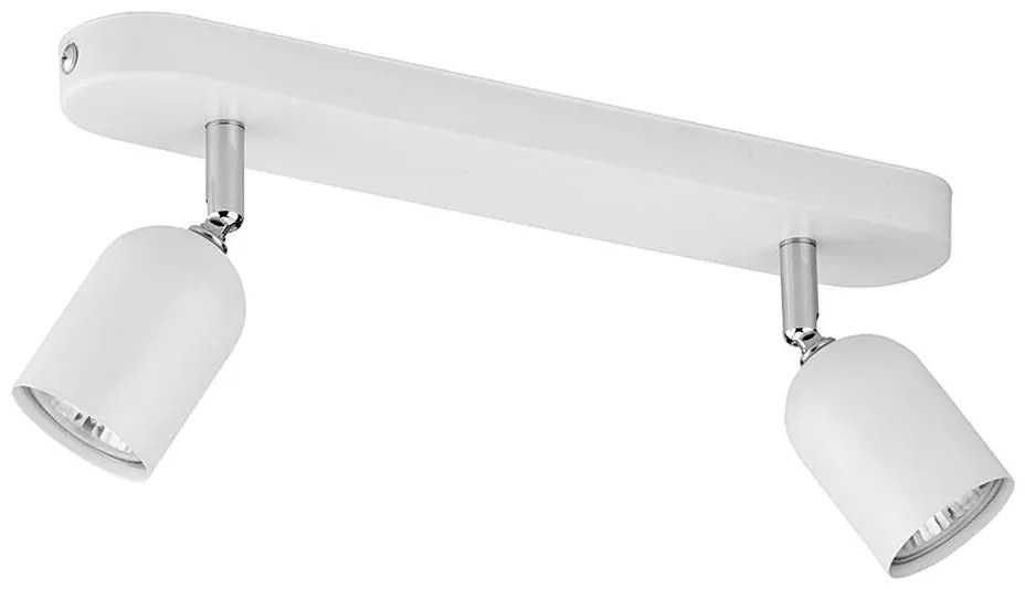 Faretto TOP 2xGU10/10W/230V bianco