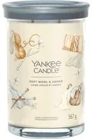 Candela Soft Wool & Amber in barattolo grande Yankee Candle