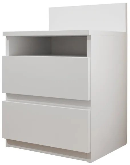 Comodino MALWA 59x40 cm bianco
