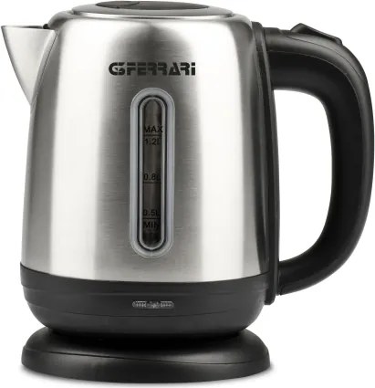 G3Ferrari G1009500 - Bollitore elettrico 1,2 l 1630W/230V acciaio inox/nero