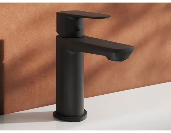 Ravak X070476 - Miscelatore per lavabo LIFE 16 cm, nero