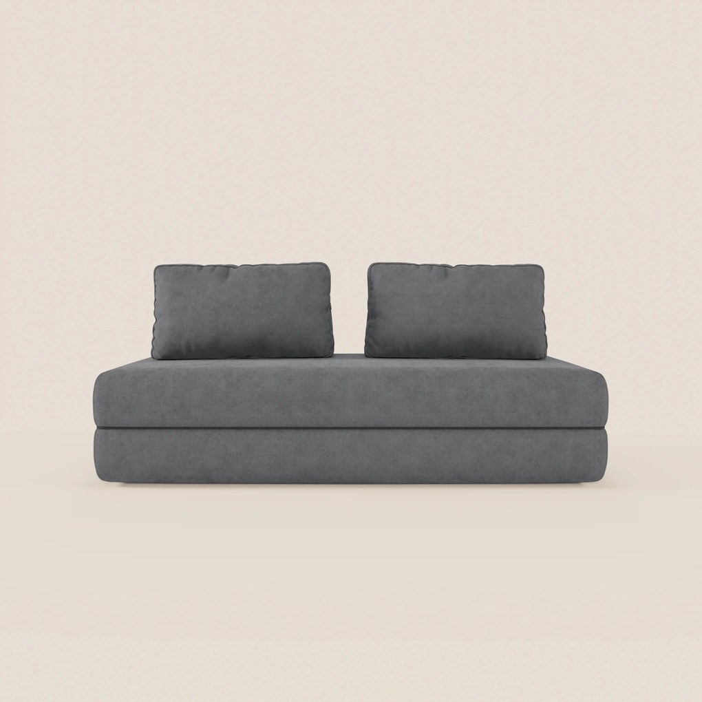 Rift divano letto matrimoniale 2 posti e 3 posti con schienali mobili - materasso alto 22 cm e memory foam in T31