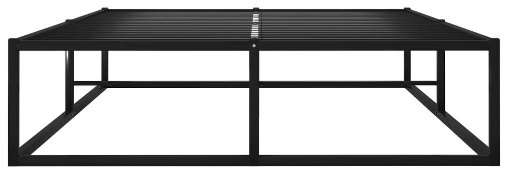 Giroletto nero in metallo 120x200 cm