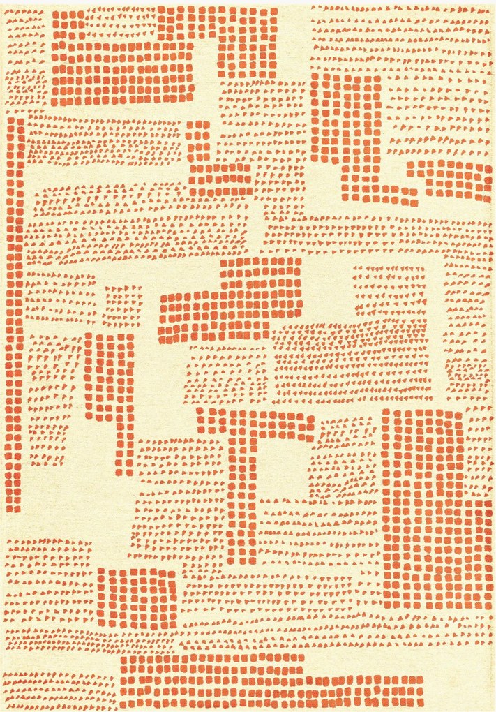Tappeto jacquard lavabile da interno-esterno Zen Garden