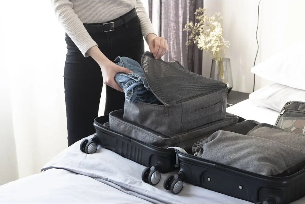 Organizzatore da viaggio in tessuto - Bigso Box of Sweden