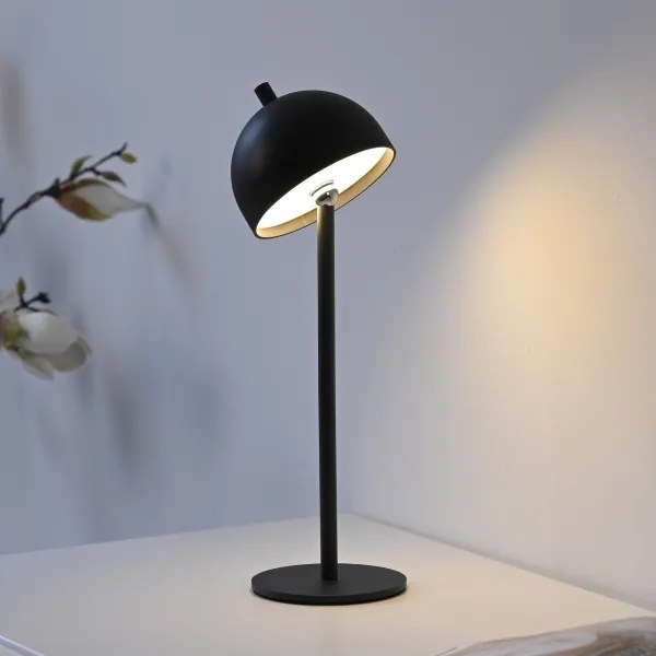 Schöner Wohnen 19244-18 - lampada da tavolo a LED dimmerabile BELLIS LED/2,5W/5V IP54 nero