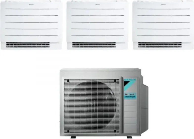 Daikin - Climatizzatore Condizionatore a Pavimento Trial Split serie perfera fvxm-a 7+7+9 con 3MXM52N R-32 Wi-Fi Integrato 7000+7000+9000 Con