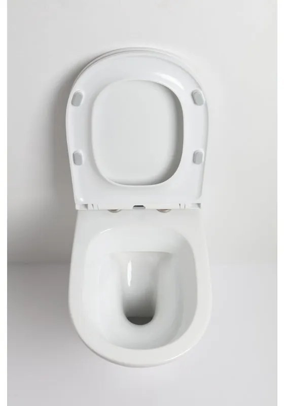 Vaso WC sospeso KERASAN norim, sedile escluso P 55 x L 36.5 cm bianco