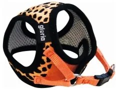 Imbracatura per Cani Gloria Leopardo M 27-35 cm Arancio