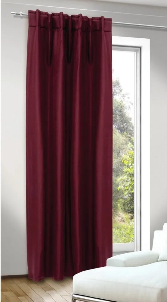 Tenda termoisolante/parzialmente oscurante rossa 135x245 cm Uni – Sehlbach